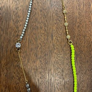 Mixed chain long necklace